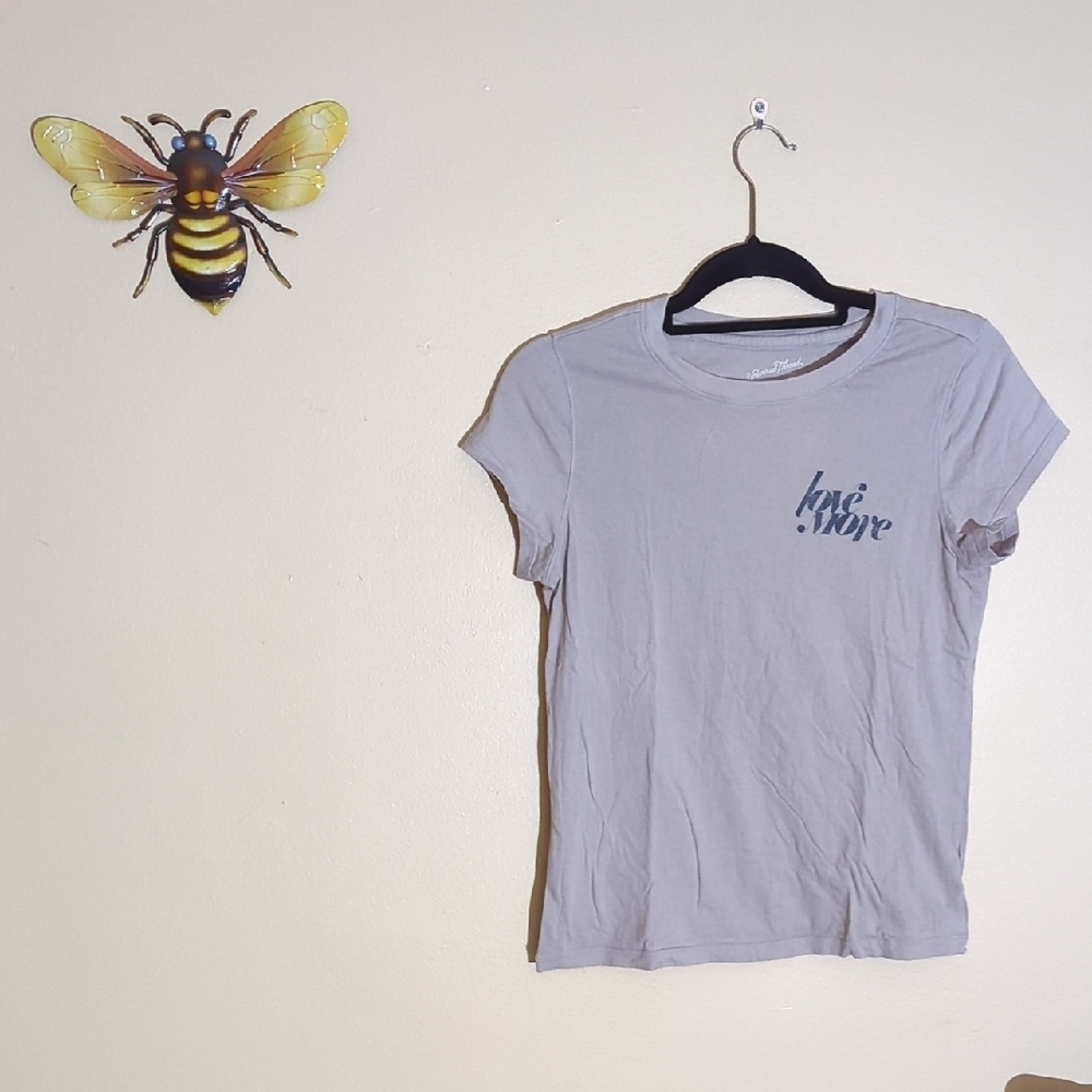 Universal Thread Purple Fitted Cap Sleeve T-Shirt